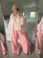 Load image into Gallery viewer, The striped rose cotton shirt
