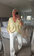 Load image into Gallery viewer, The Daisy crochet button through top/cardigan
