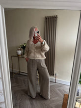 Load image into Gallery viewer, The striped button through cardigan
