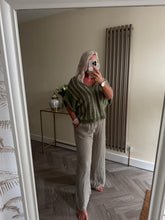 Load image into Gallery viewer, The tie waist elasticated linen trousers

