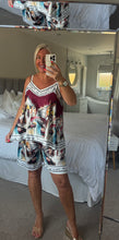 Load image into Gallery viewer, The Amalfi satin shorts set
