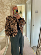 Load image into Gallery viewer, The animal print bomber jacket
