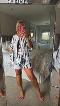 Load image into Gallery viewer, The tie dye shorts set with separate necklace
