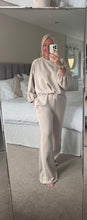 Load image into Gallery viewer, The Sports Luxe stripe seam puff hem tracksuit
