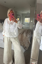 Load image into Gallery viewer, The ibiza sparkle ruffle jacket
