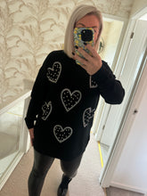 Load image into Gallery viewer, The supersoft sparkle heart with pearl detail jumper
