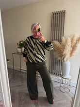Load image into Gallery viewer, The Elsie animal stripe knit with sequin detail
