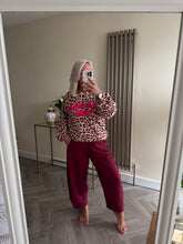 Load image into Gallery viewer, The animal print “ Mon Cherie” jersey
