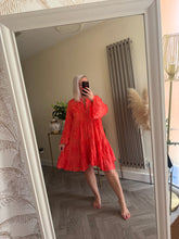 Load image into Gallery viewer, The cotton daisy flock smock dress
