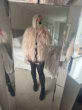 Load image into Gallery viewer, The lulu shaggy jacket in blush
