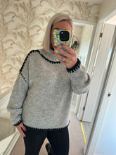 Load image into Gallery viewer, The Ally blanket stitch jumper
