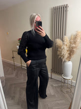 Load image into Gallery viewer, The sequin sleeve ribbed knit
