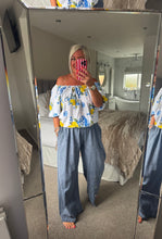 Load image into Gallery viewer, The Amalfi broaderie anglais Bardot top
