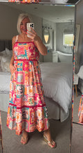 Load image into Gallery viewer, Postcards from Italy strappy dress with shirred back &amp; pockets
