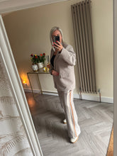 Load image into Gallery viewer, SALE The striped seam blazer trouser suit (no return on sale items)
