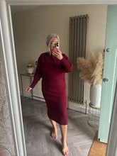 Load image into Gallery viewer, The fall collection “Ribbed two piece dress &amp; jumper set”
