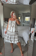 Load image into Gallery viewer, The Aztec strappy dress
