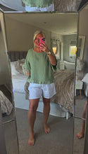 Load image into Gallery viewer, The Ibiza 100% cotton frill top
