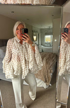 Load image into Gallery viewer, The Bora Bora polka dot frill cotton blouse
