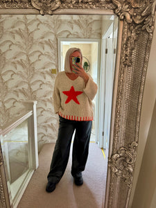 The blanket stitch star jumper