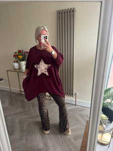 The dip hem star luxe jersey with zip detailing