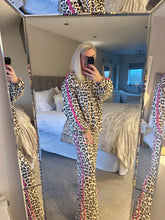 Load image into Gallery viewer, The luxe jersey pink animal stripe tracksuit
