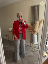 Load image into Gallery viewer, SALE The striped linen trousers with pockets (no return on sale items)
