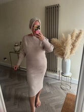 Load image into Gallery viewer, The fall collection “Ribbed two piece dress &amp; jumper set”
