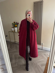 The molly eyelash coat with pockets