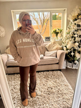 Load image into Gallery viewer, The supersoft high waisted flares in chocolate
