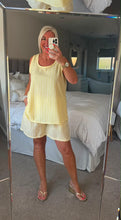 Load image into Gallery viewer, The linen look striped shorts set with pockets
