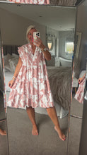 Load image into Gallery viewer, The Botanical frill sleeve smock dress
