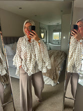 Load image into Gallery viewer, The Bora Bora polka dot frill cotton blouse
