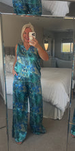 Load image into Gallery viewer, The Bora Bora satin trouser suit with separate vest &amp; jacket
