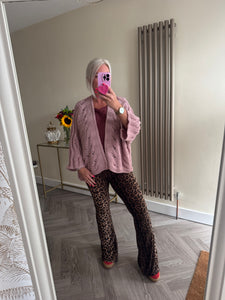 The crochet cardigan