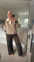 Load image into Gallery viewer, The Darcie striped polo knit
