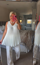 Load image into Gallery viewer, The pleated swing vest top
