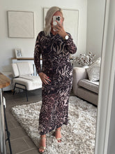 Load image into Gallery viewer, The animal print mesh dress
