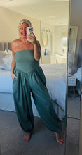 Load image into Gallery viewer, The Ibiza boho ribbed jumpsuit with pockets
