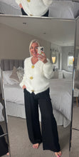 Load image into Gallery viewer, The Lottie gold button cardigan

