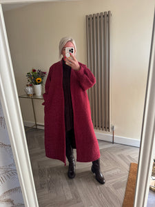 The molly eyelash coat with pockets