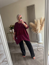 Load image into Gallery viewer, The black label dip hem sequin jersey tunic with zip detailing
