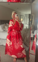 Load image into Gallery viewer, The Ibiza palm dress with pockets
