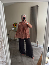 Load image into Gallery viewer, SALE The Bora Bora broaderie anglais smock top (No return on sale items)
