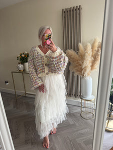 The tulle skirt