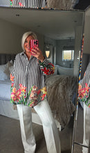 Load image into Gallery viewer, The zeta Otto striped Bali cotton shirt
