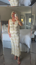 Load image into Gallery viewer, The Bora Bora zig zag crochet dress

