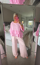 Load image into Gallery viewer, The striped linen trousers with pockets
