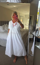 Load image into Gallery viewer, The Ibiza ribbed t shirt dress with pockets
