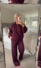 Load image into Gallery viewer, The sports luxe jersey zip tracksuit

